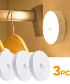 Intelligent Motion Sensor LED Light - USB Rechargeable & Adjustable