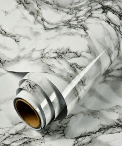 White & Grey Marble Sheet ( 60*200cm ) / Self Adhesive Sheet