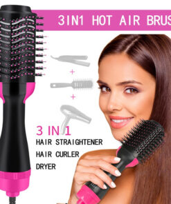 One Step Hot Air Brush | 3-in-1 | Dryer, Straightener & Volumizer for Effortless Styling