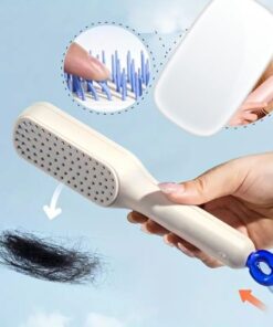 Self-Cleaning Hair Brush & Telescopic Comb